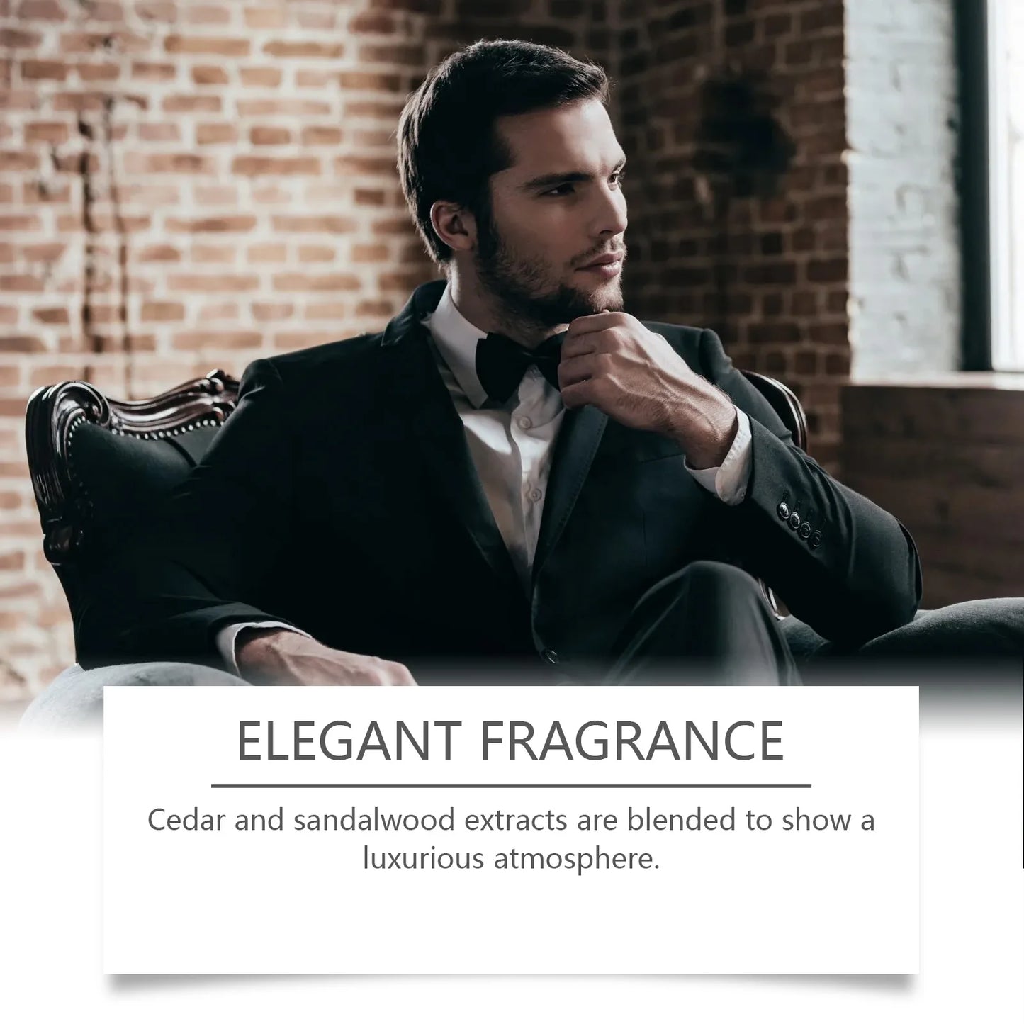 Roxelis Men Luxury Perfume Gift Set for Lasting Fragrance Charming Male Perfume Set
