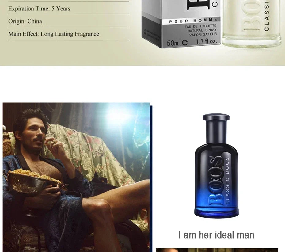 Men Self Confidence Cologne Fresh Temptation Gentleman Fragrance