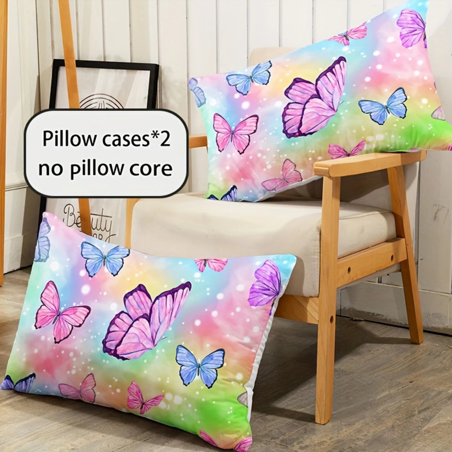 3pcs Modern Comforter Set Watercolor Print