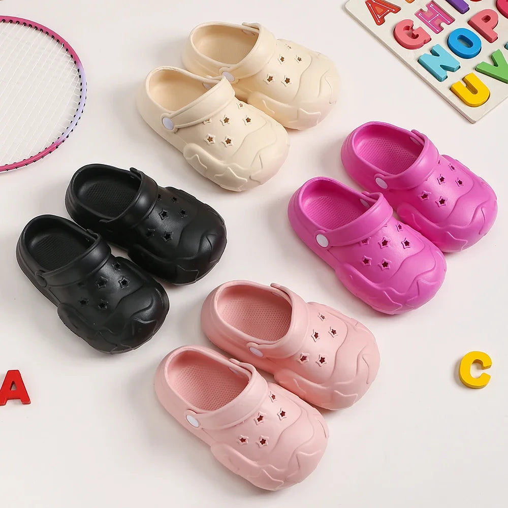 Children Slippers Soft Sole Non-slip Summer Indoor Outdoor Beach Shoes