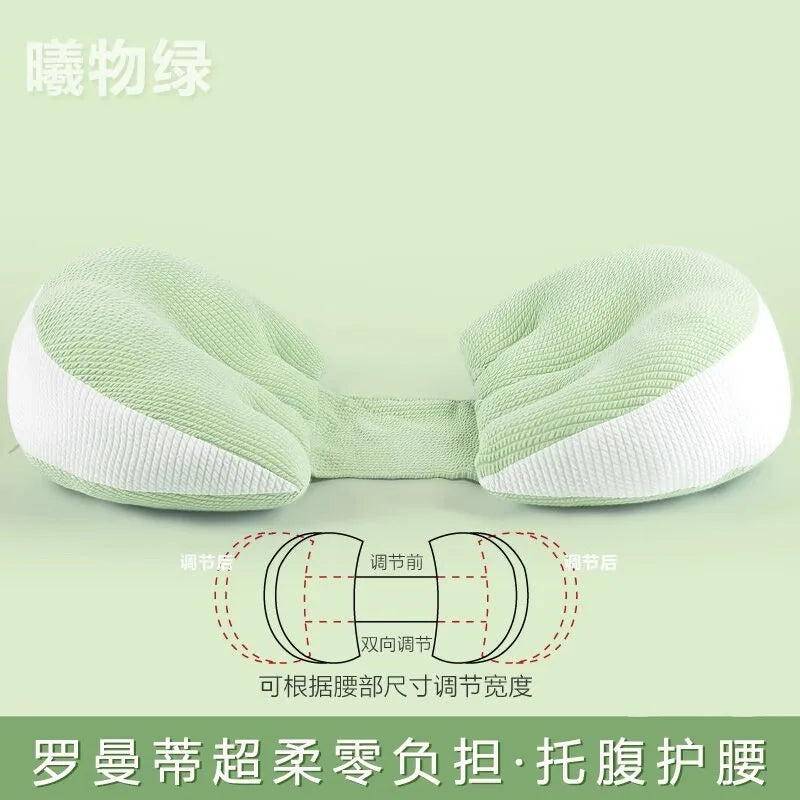 Women's U-shaped Lumbar Cushion Maternity Care Body Pillow Side Sleeper