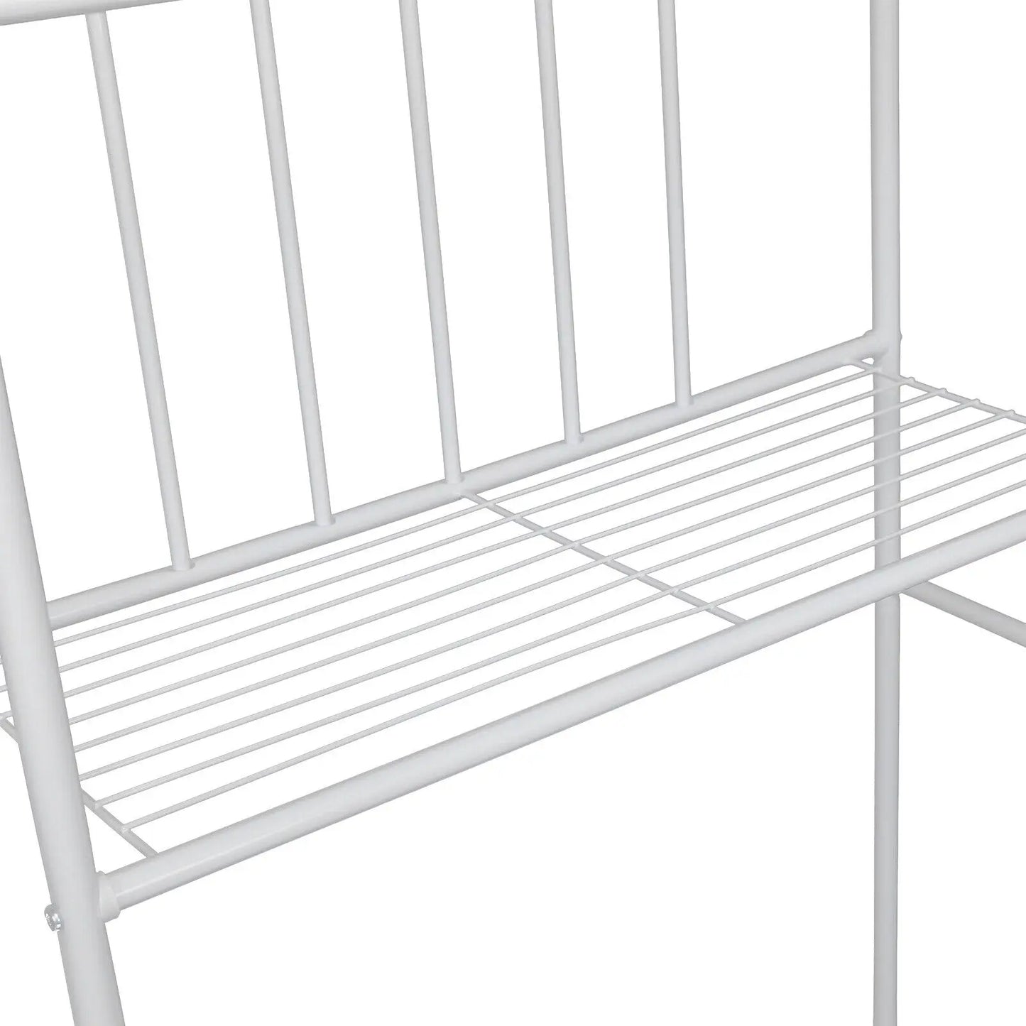 White 3-Tier Toilet Shelf Towel Rack Metal Organizer Freestanding For Bathroom