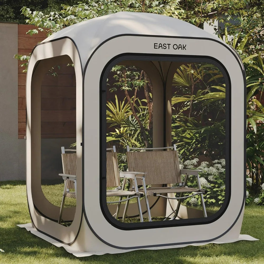 Pop-Up, Portable Canopy Instant Screen Tent 4 x 4 FT with Carry Bag for Patio, Backyard & Outdoor