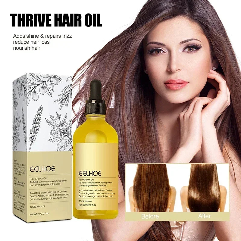 60ml Hair Essential Oil Repair Hairs Damage Prevent Hair Loss Nourish Care Oil