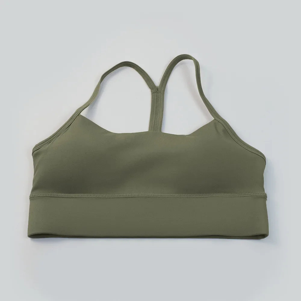 Women's new Y-shaped, skin friendly sports bra