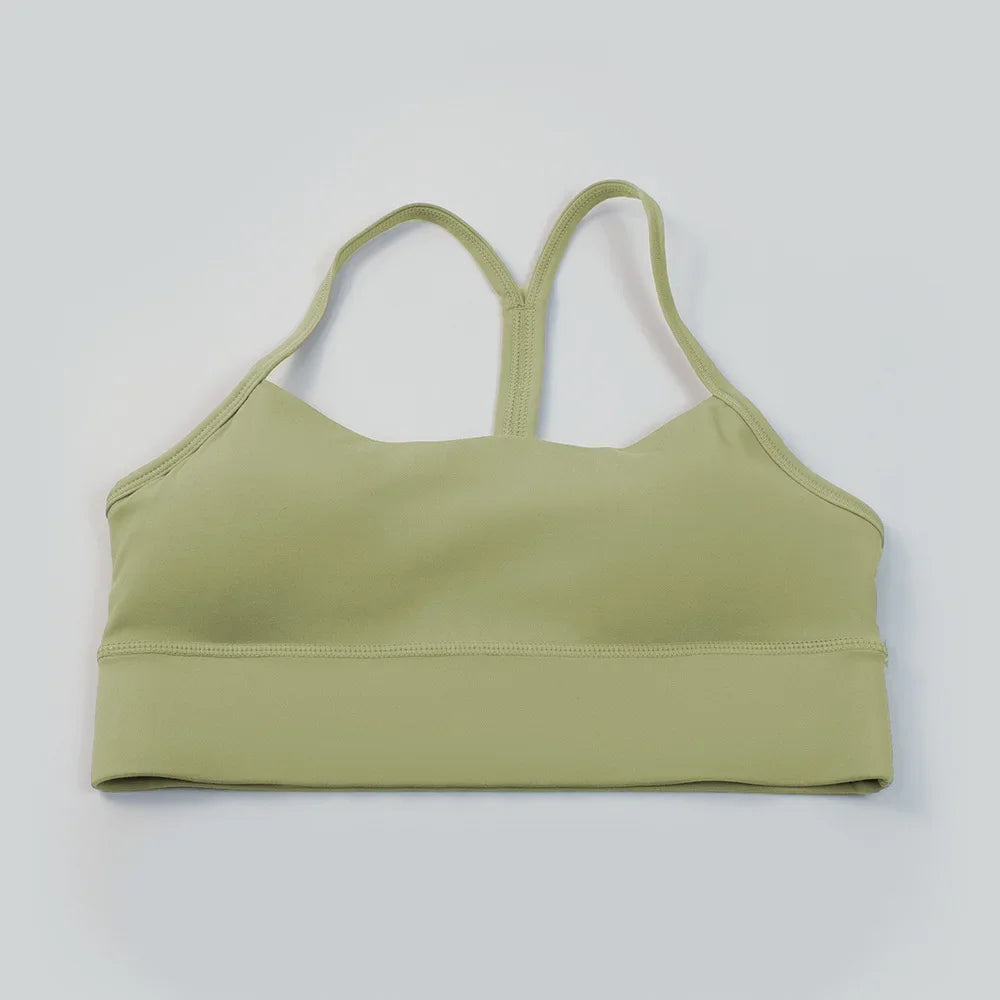 Women's new Y-shaped, skin friendly sports bra