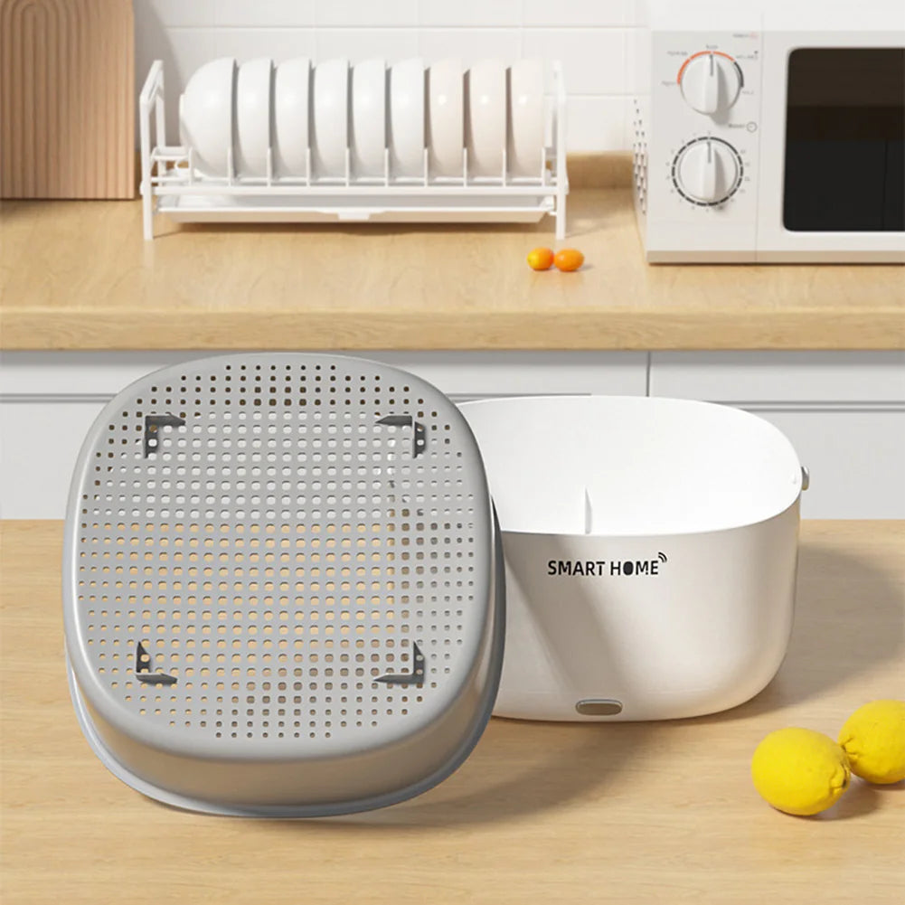 Ultrasound Fruits Cleaning Machine with Handle Electric Vegetable Washers