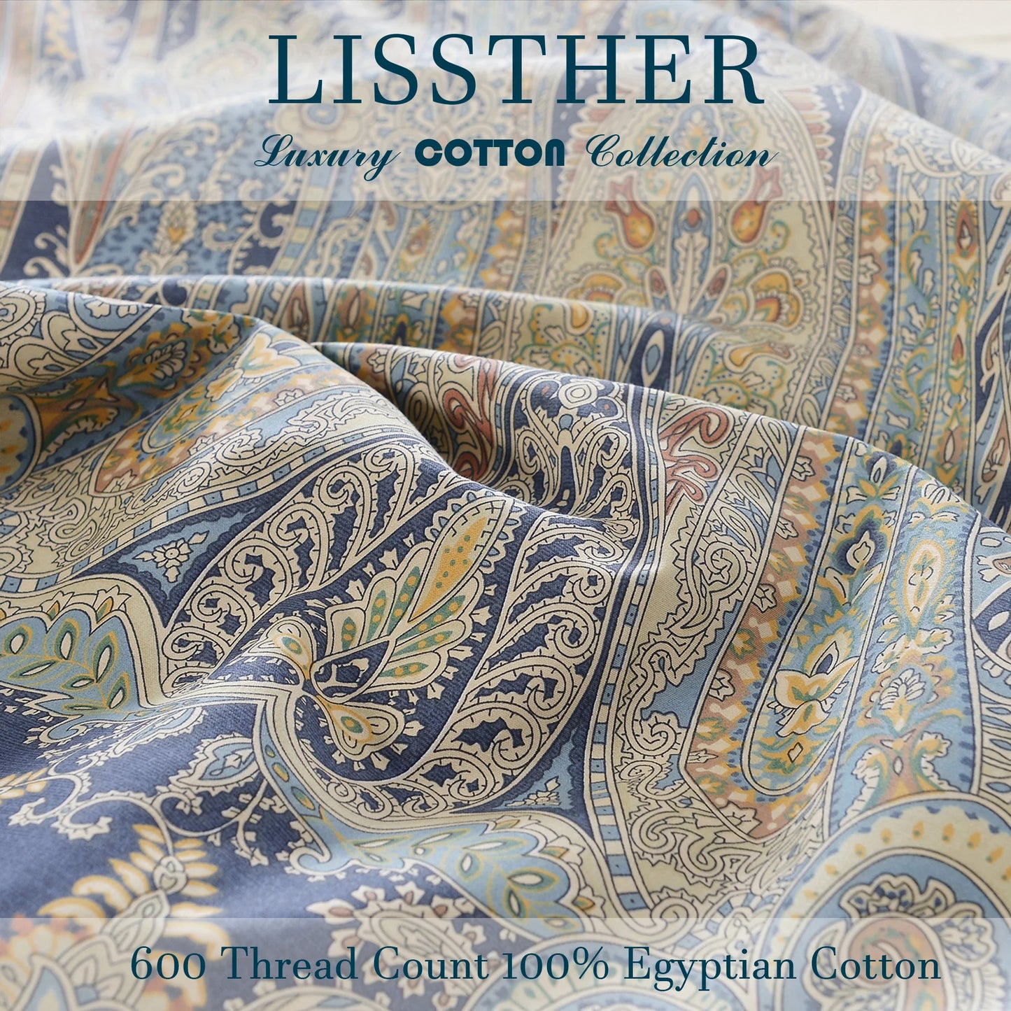 3pcs 600CT 100% Egyptian Cotton Comfort Set