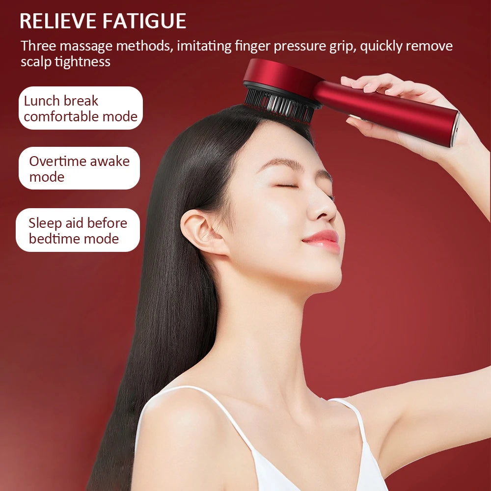 Massage Comb, Red Light Therapy, and Hair Growth Scalp Brush Anti Hair Loss Liquid Oil Applicator Hair Care