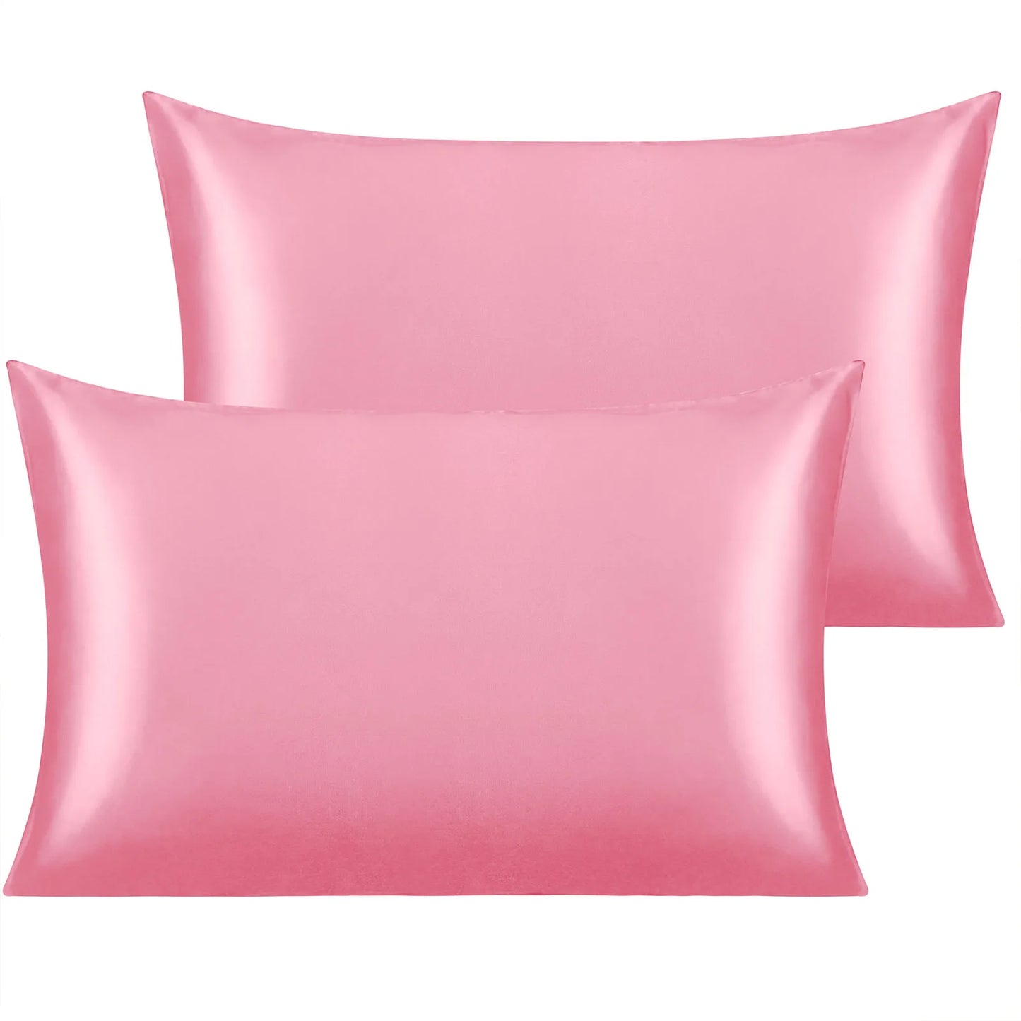 2 Pack Satin , Silky Travel Pillow Covers