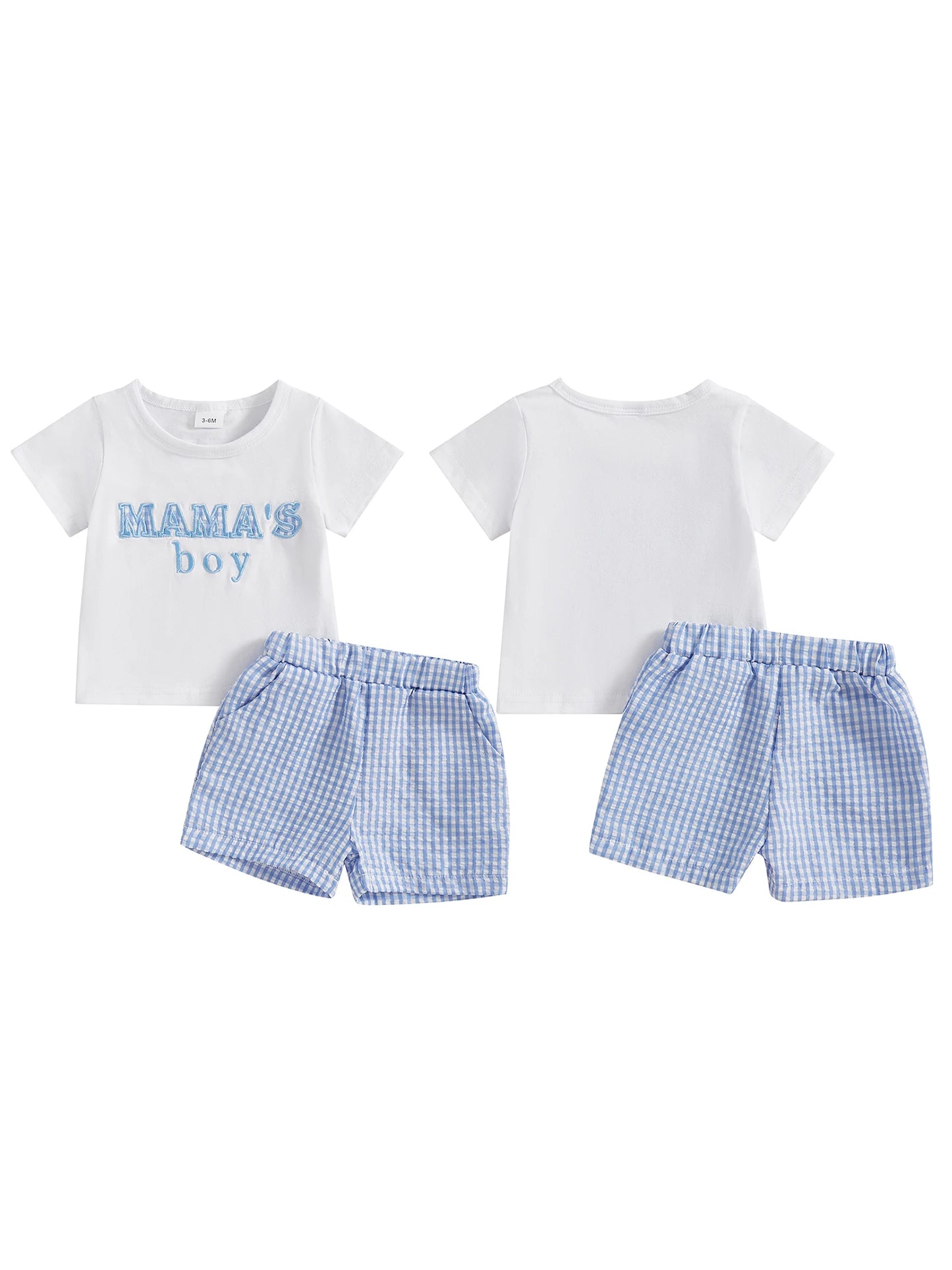Short Sleeve T-Shirt and Elastic Waist Shorts Toddler 2 Piece Set