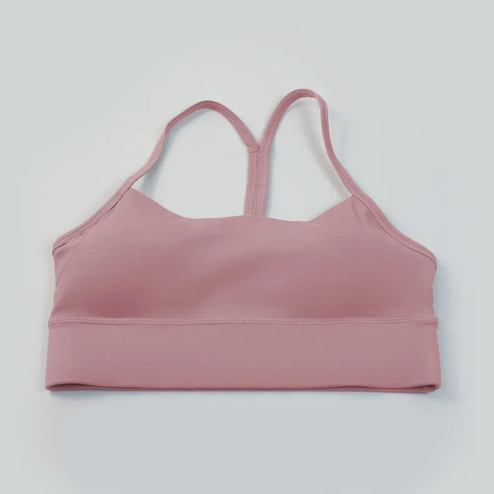 Women's new Y-shaped, skin friendly sports bra