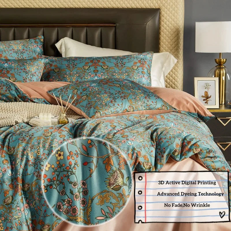 Vintage Style ,5 PCS Comforter sets