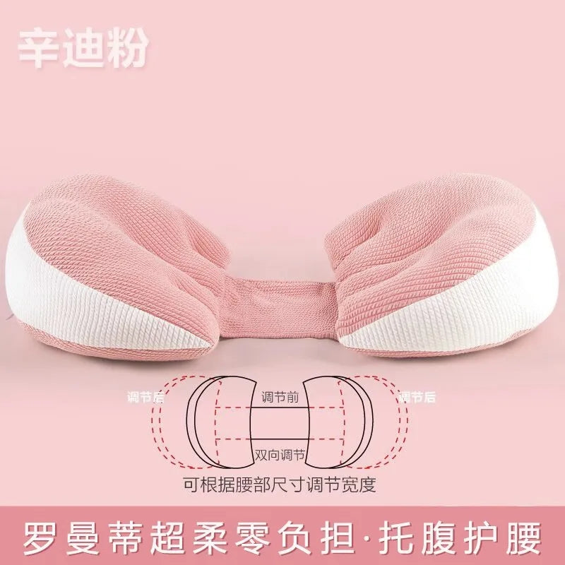Women's U-shaped Lumbar Cushion Maternity Care Body Pillow Side Sleeper