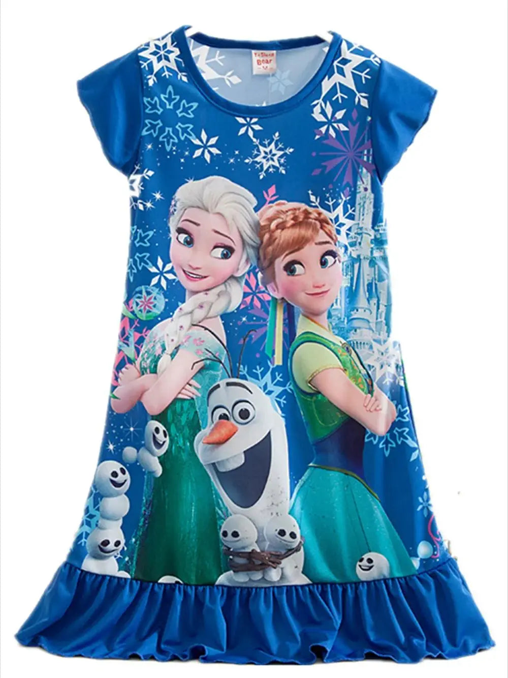 Frozen Pajamas Night Gown Dress