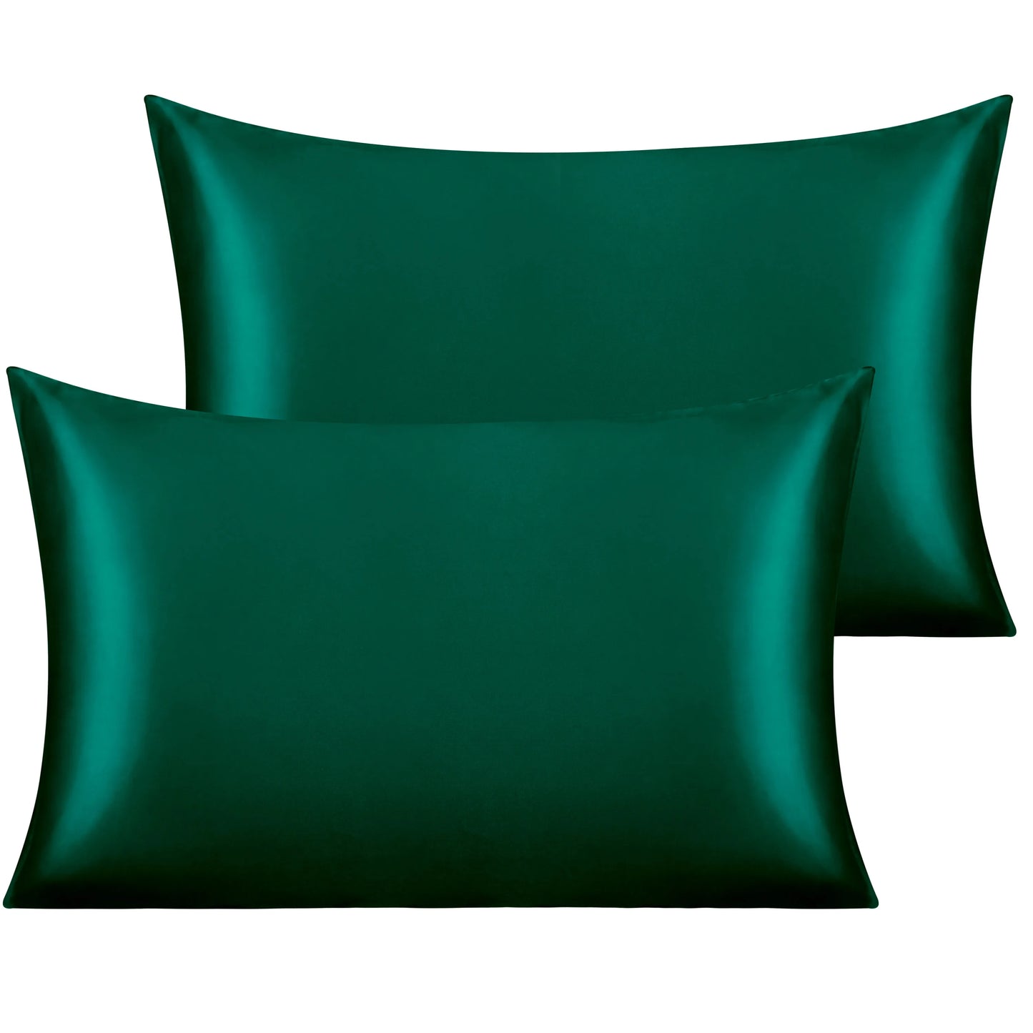 2 Pack Satin , Silky Travel Pillow Covers