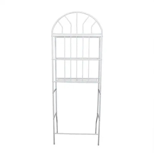 White 3-Tier Toilet Shelf Towel Rack Metal Organizer Freestanding For Bathroom