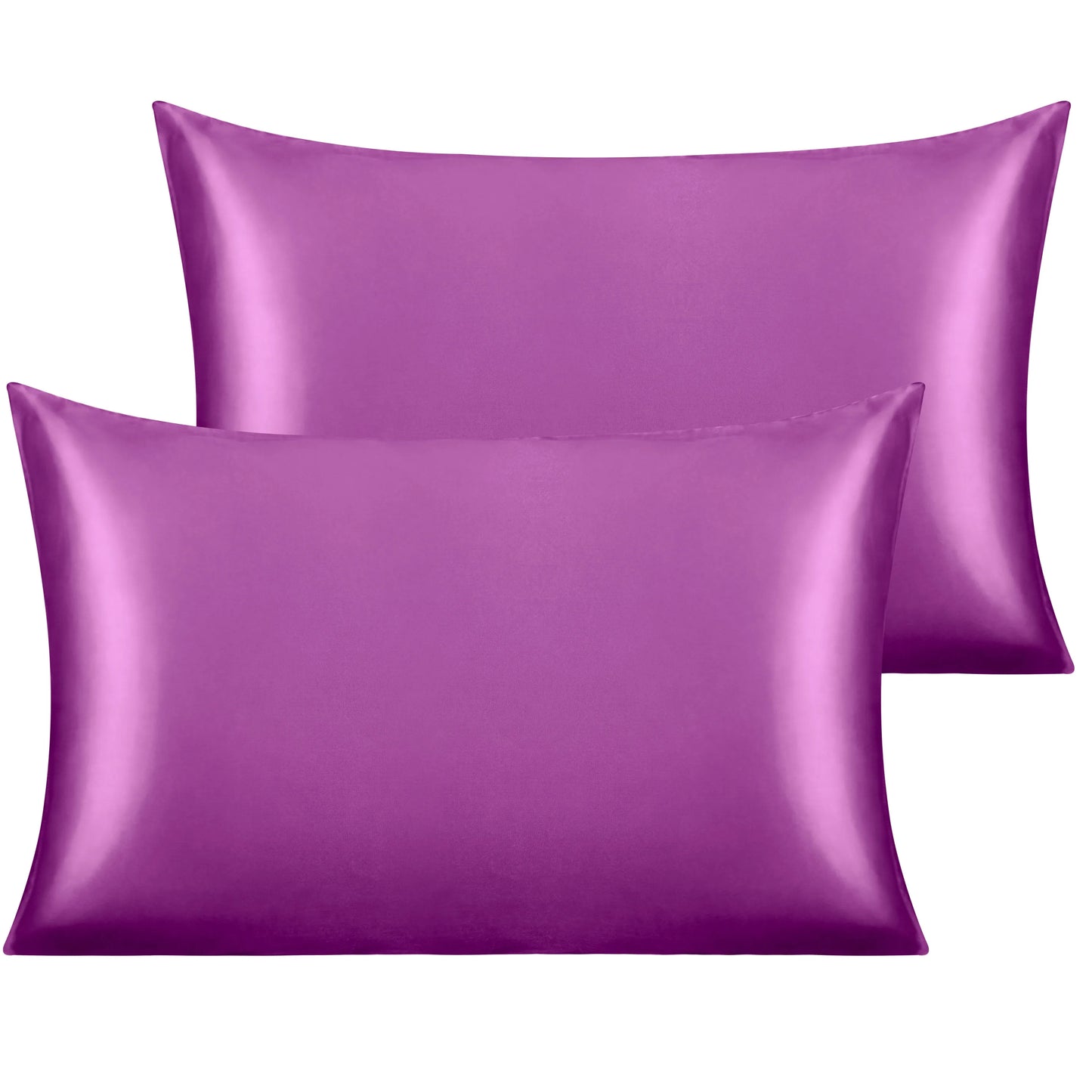 2 Pack Satin , Silky Travel Pillow Covers