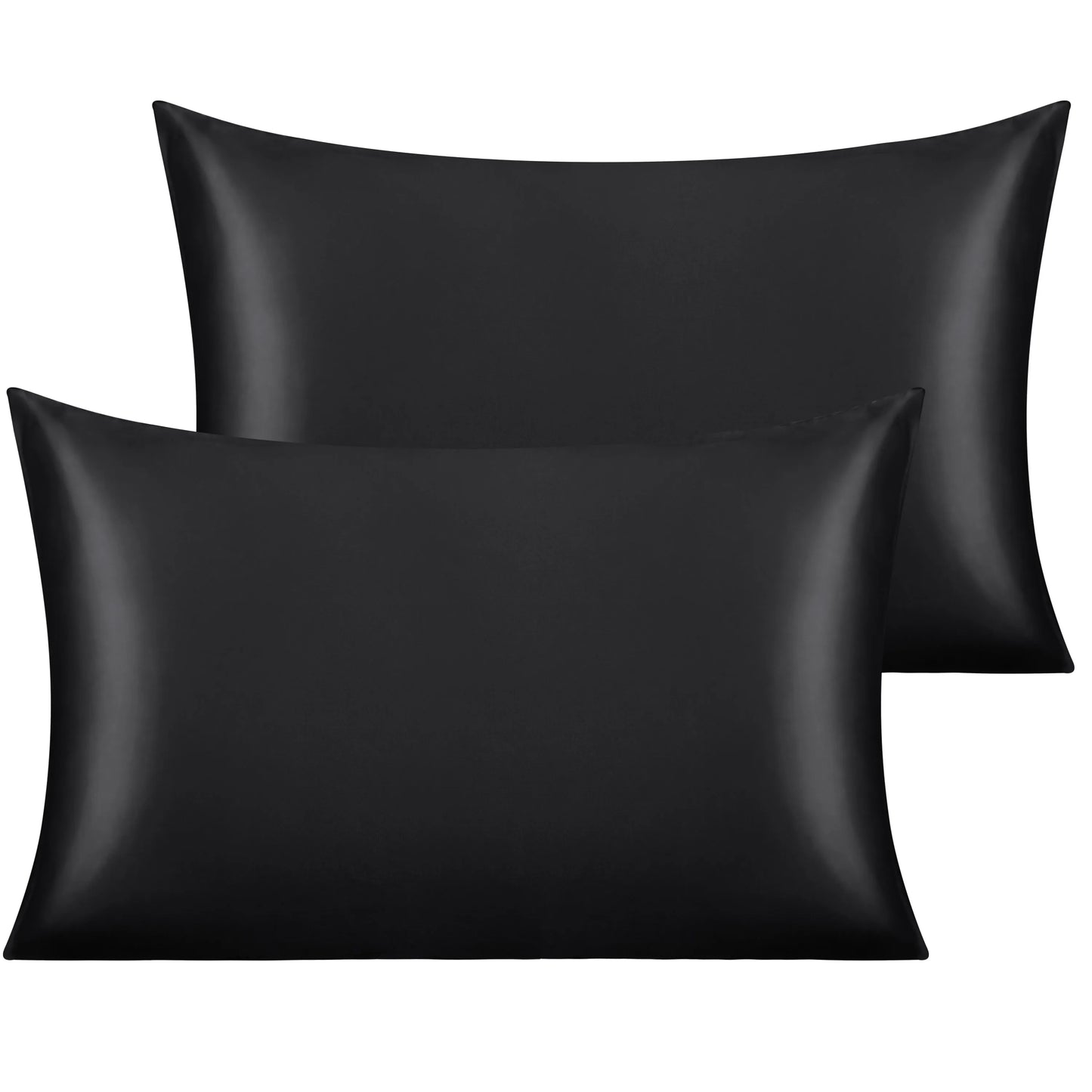 2 Pack Satin , Silky Travel Pillow Covers