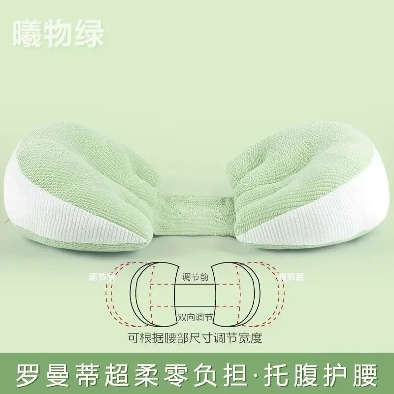 Women's U-shaped Lumbar Cushion Maternity Care Body Pillow Side Sleeper