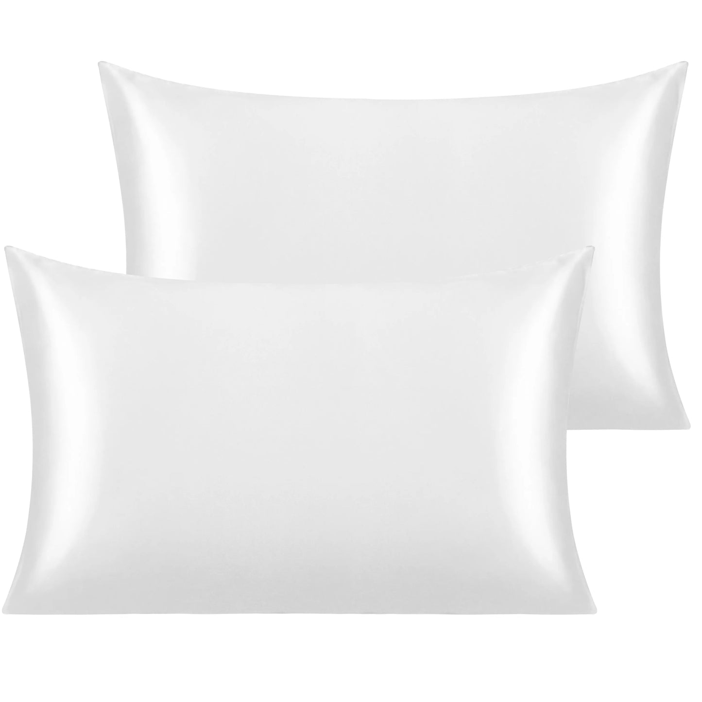 2 Pack Satin , Silky Travel Pillow Covers