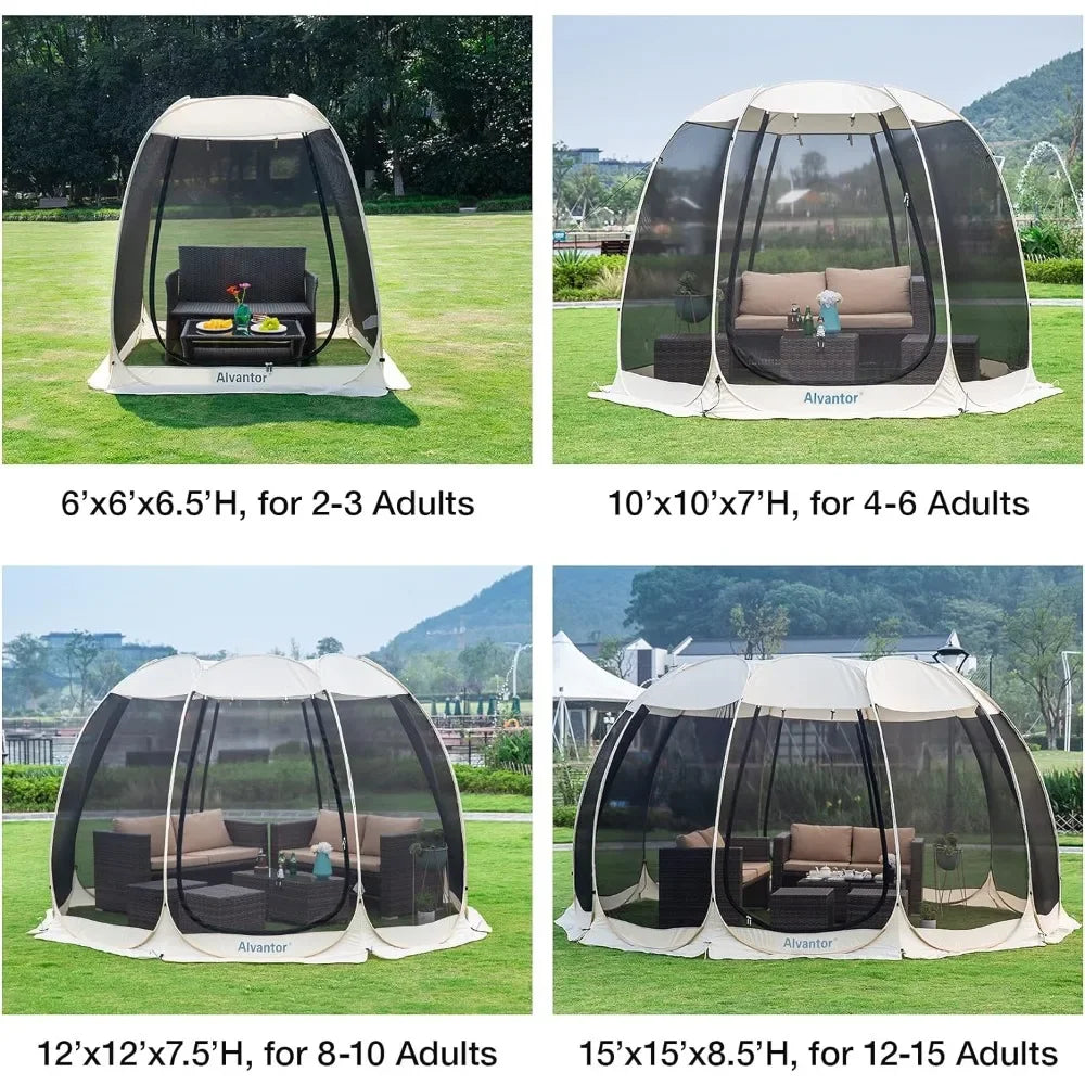Outdoor Camping Houses Shade Mesh Waterproof Outdoor Awnings Tents for Camping and Fishing
