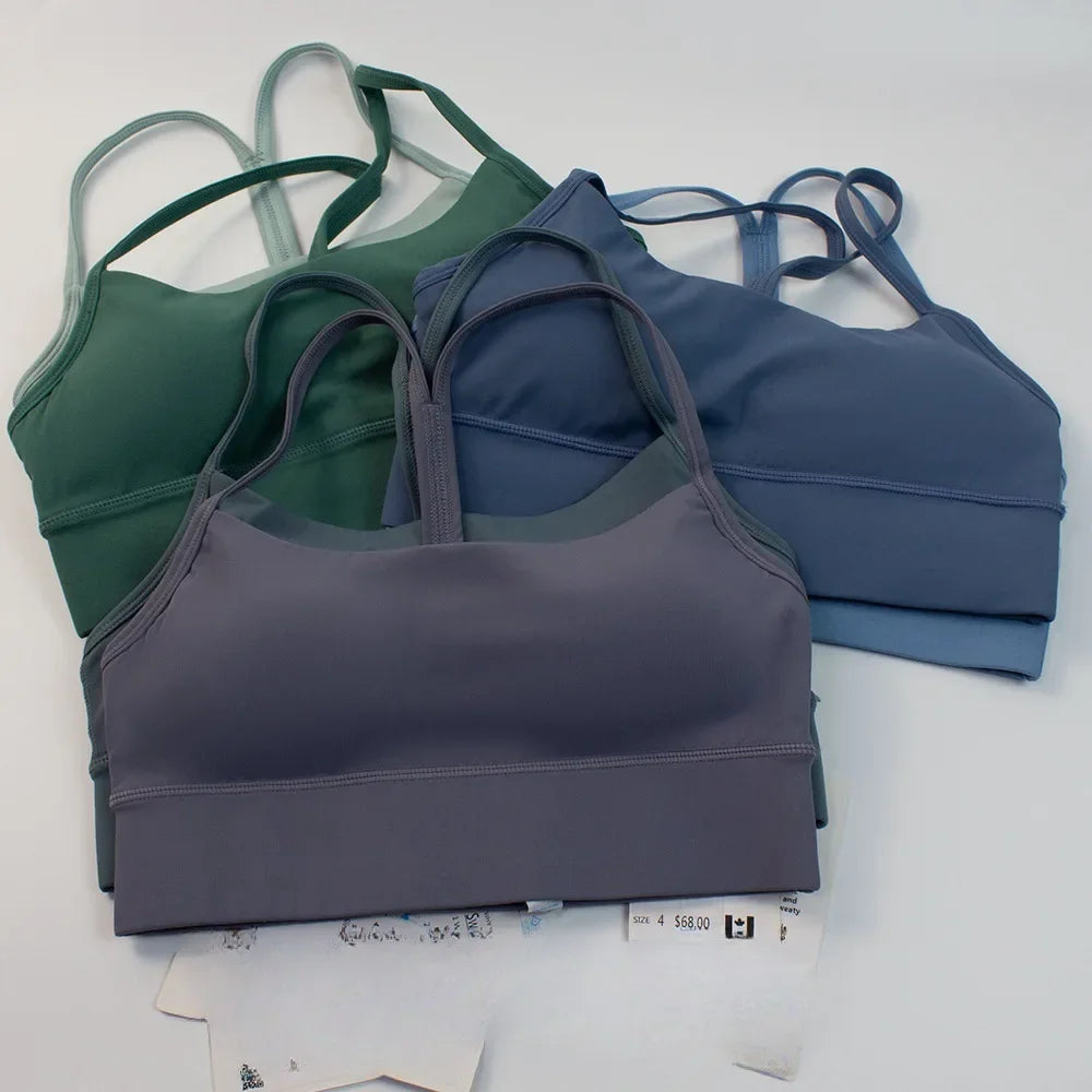 Women's new Y-shaped, skin friendly sports bra