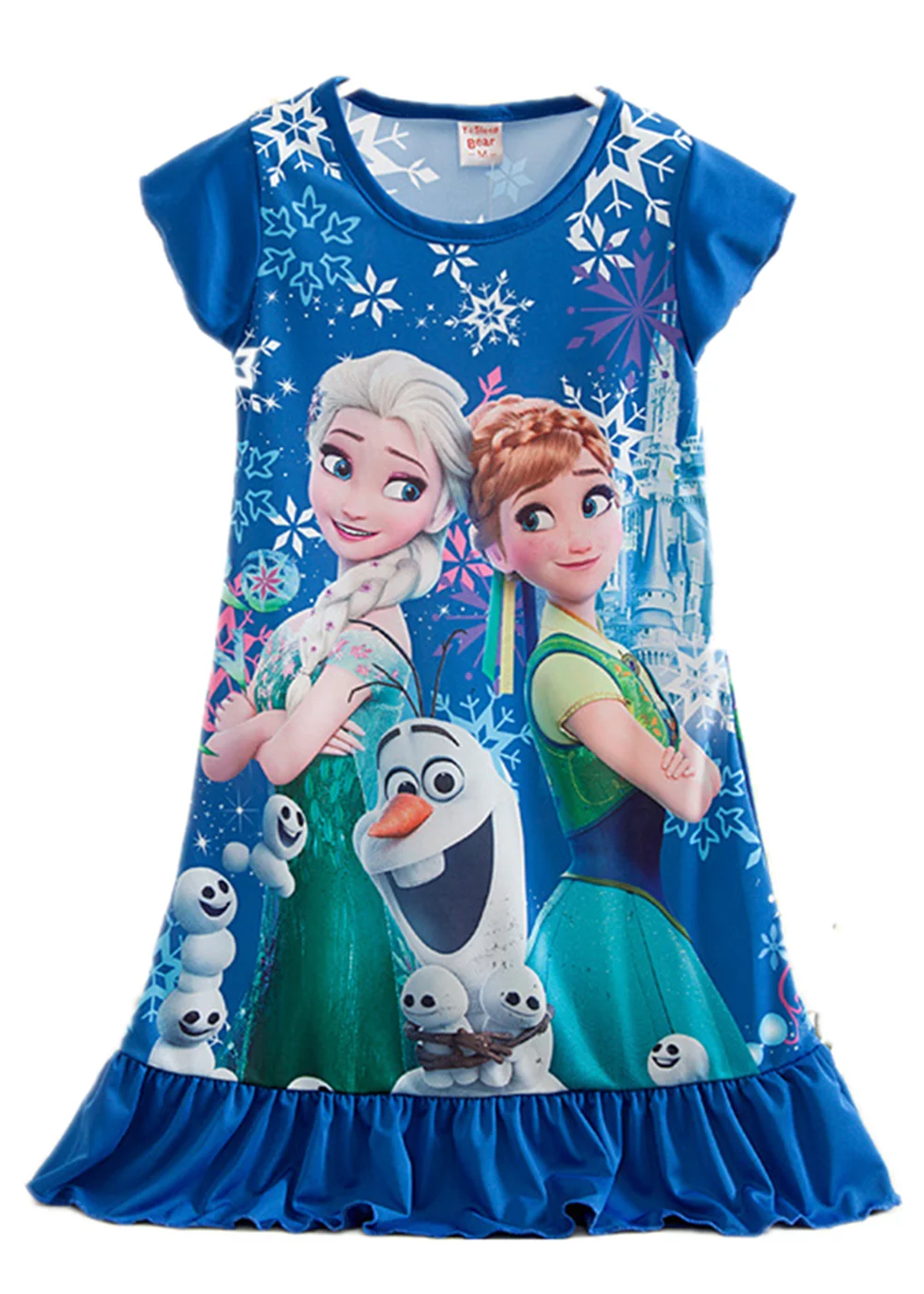 Frozen Pajamas Night Gown Dress