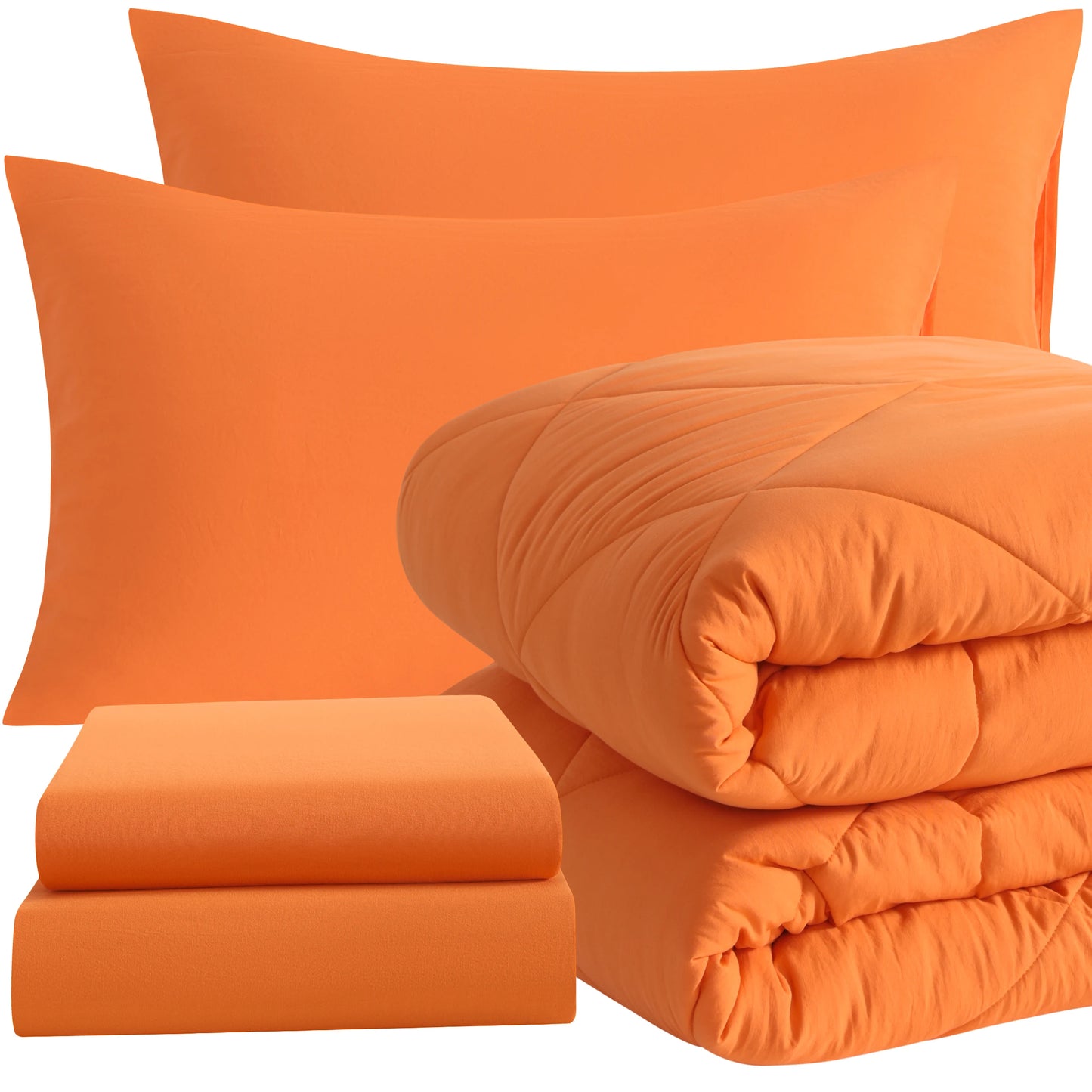 5 Piece Bed in a Bag, Includes Comforter, Fitted Sheet, Top Sheet and Pillowcases