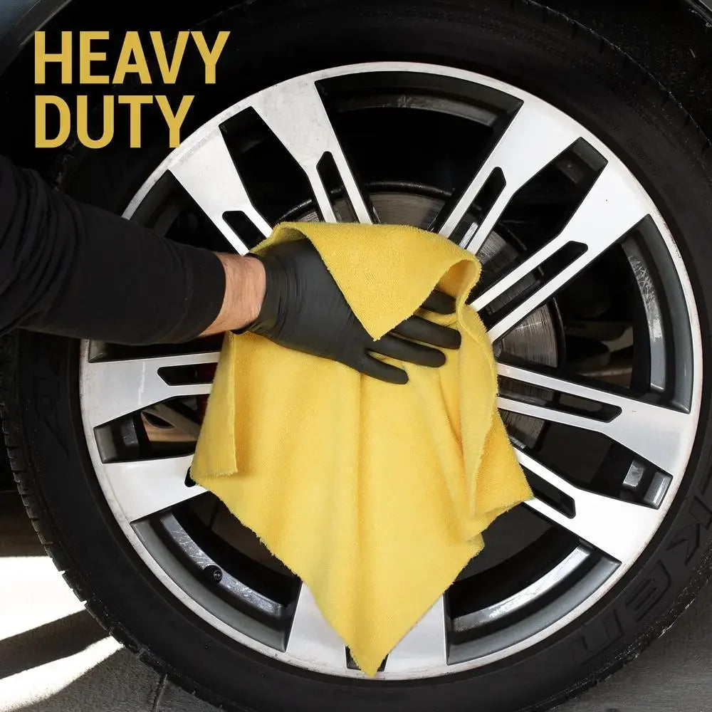 40 Pack Heavy Duty Multi-Purpose Microfiber Towel Auto & Home Cleaning Dusting Polishing