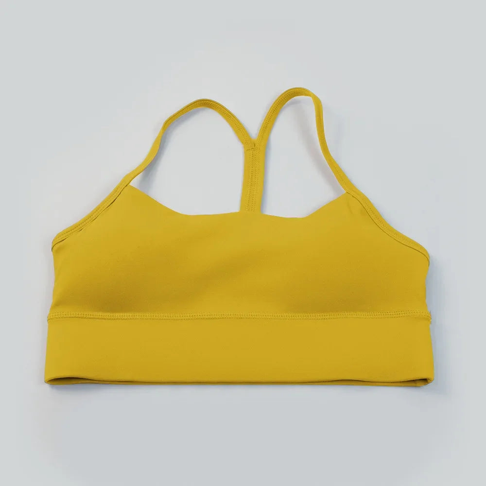 Women's new Y-shaped, skin friendly sports bra