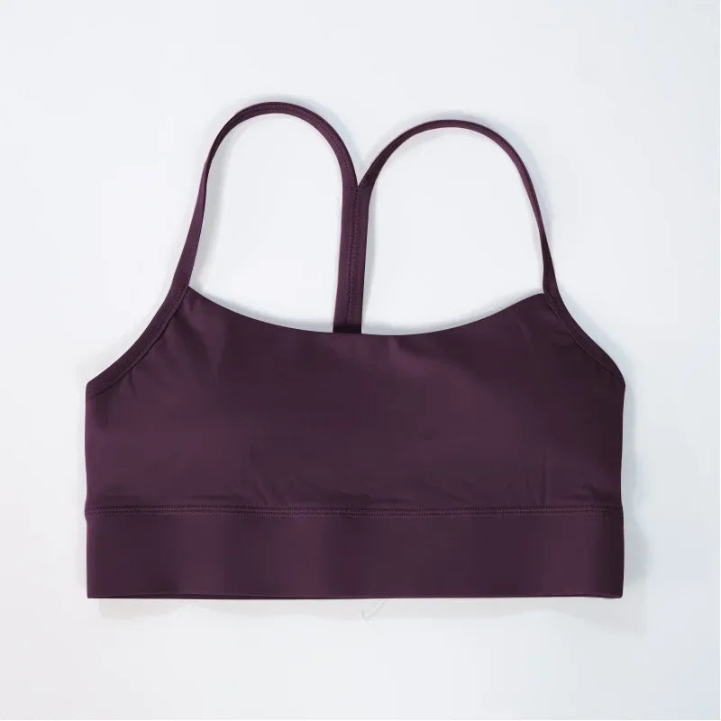 Women's new Y-shaped, skin friendly sports bra