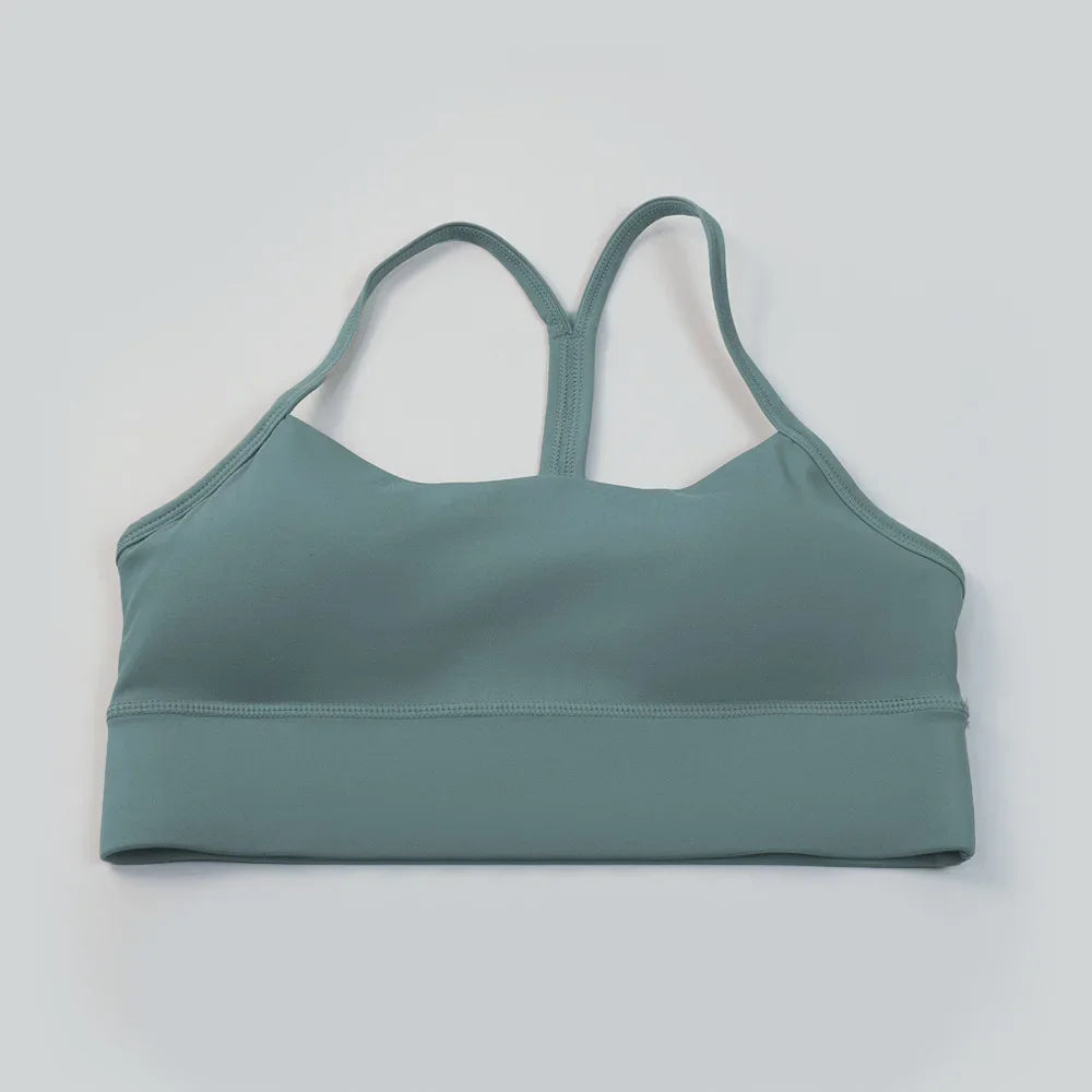 Women's new Y-shaped, skin friendly sports bra