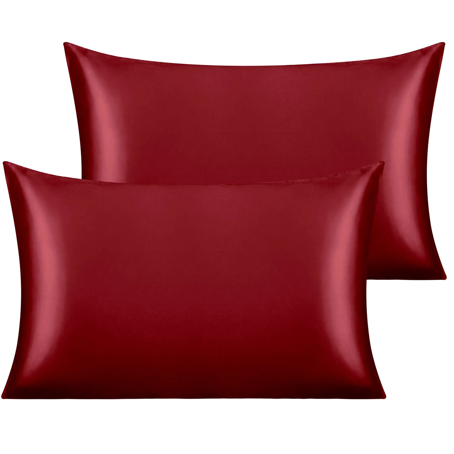 2 Pack Satin , Silky Travel Pillow Covers