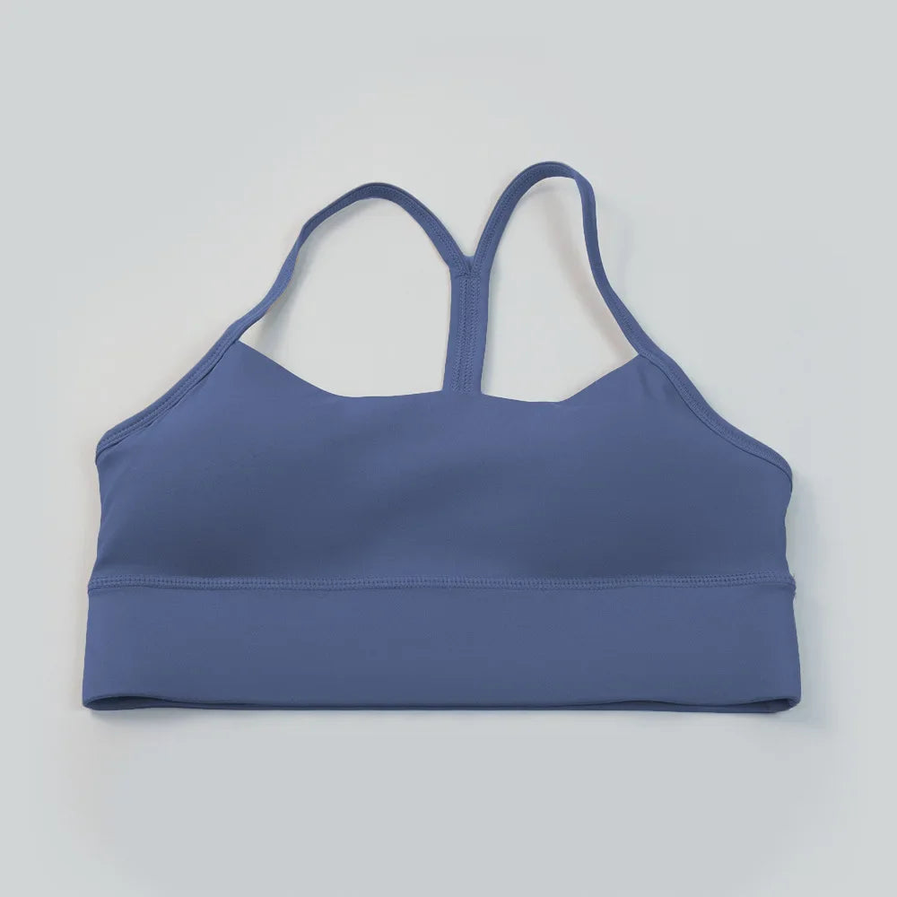 Women's new Y-shaped, skin friendly sports bra