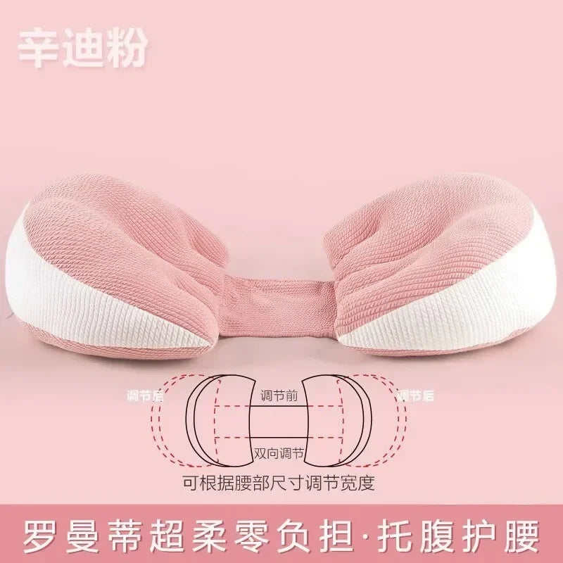 Women's U-shaped Lumbar Cushion Maternity Care Body Pillow Side Sleeper