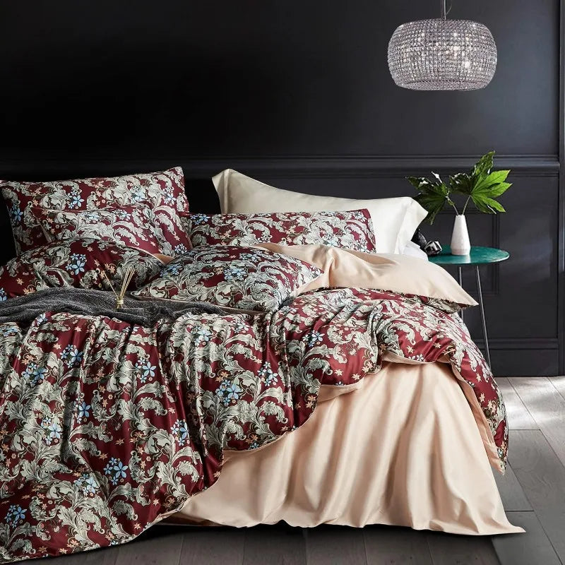Vintage Style ,5 PCS Comforter sets
