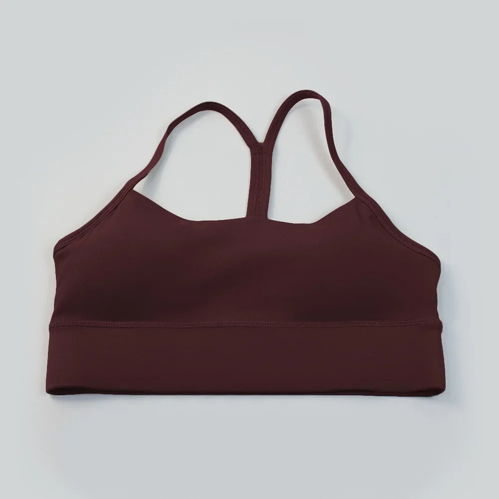 Women's new Y-shaped, skin friendly sports bra