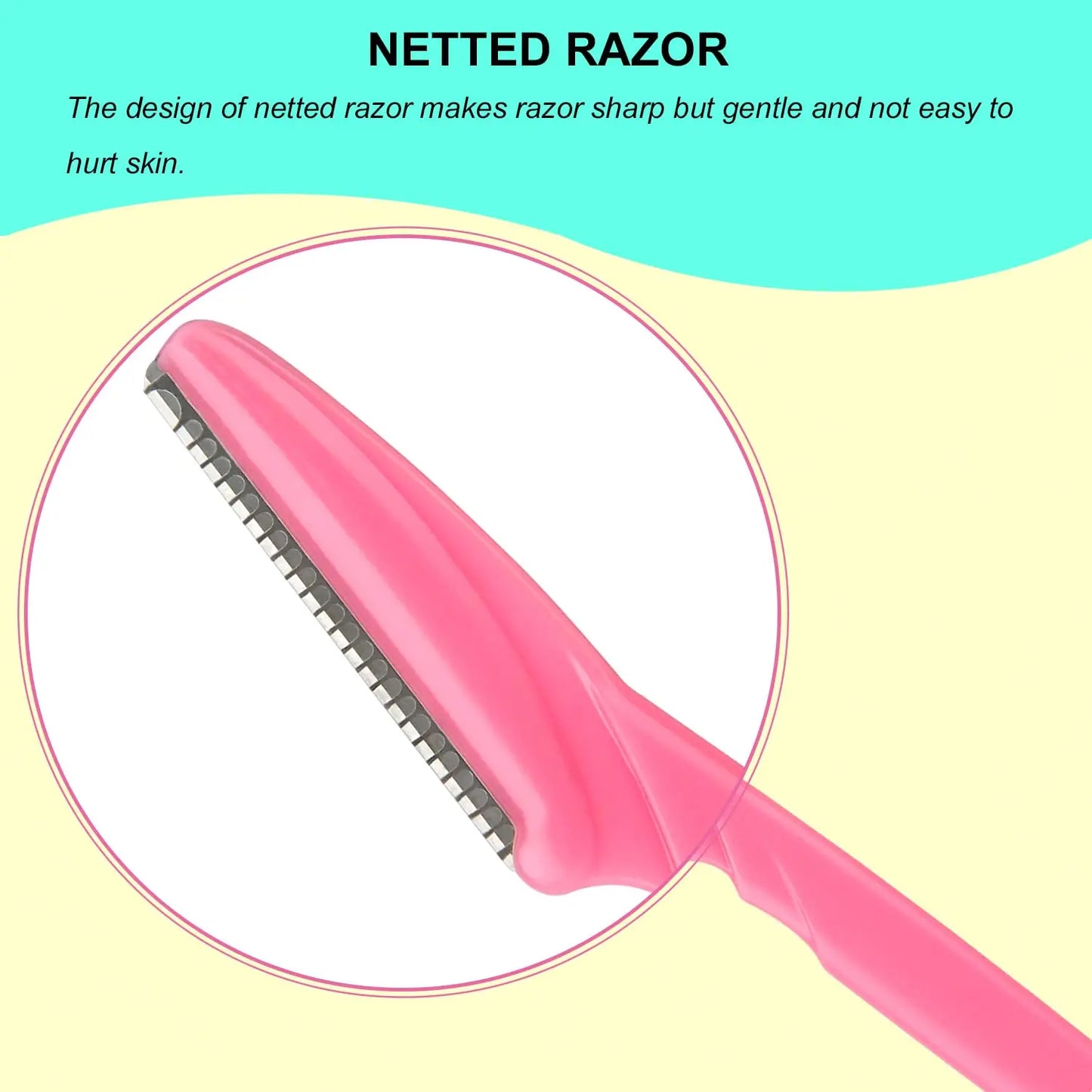 66 Eyebrow Razor for Women and Men, Eyebrow Hair Trimmer and Shaver with Protective Cover