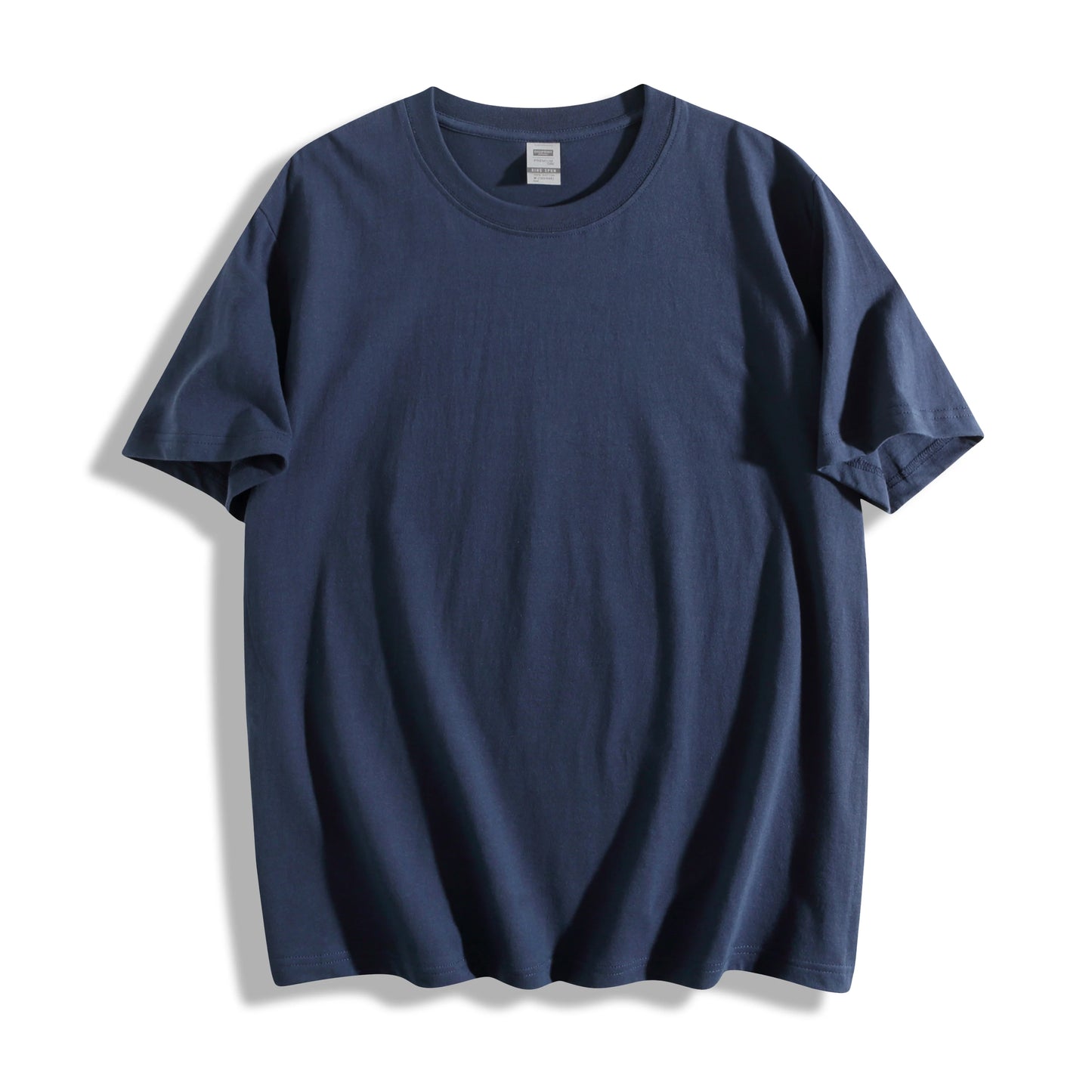 Men's  100% Cotton Short Sleeve Solid 5 Color O-neck Soft T-shirt