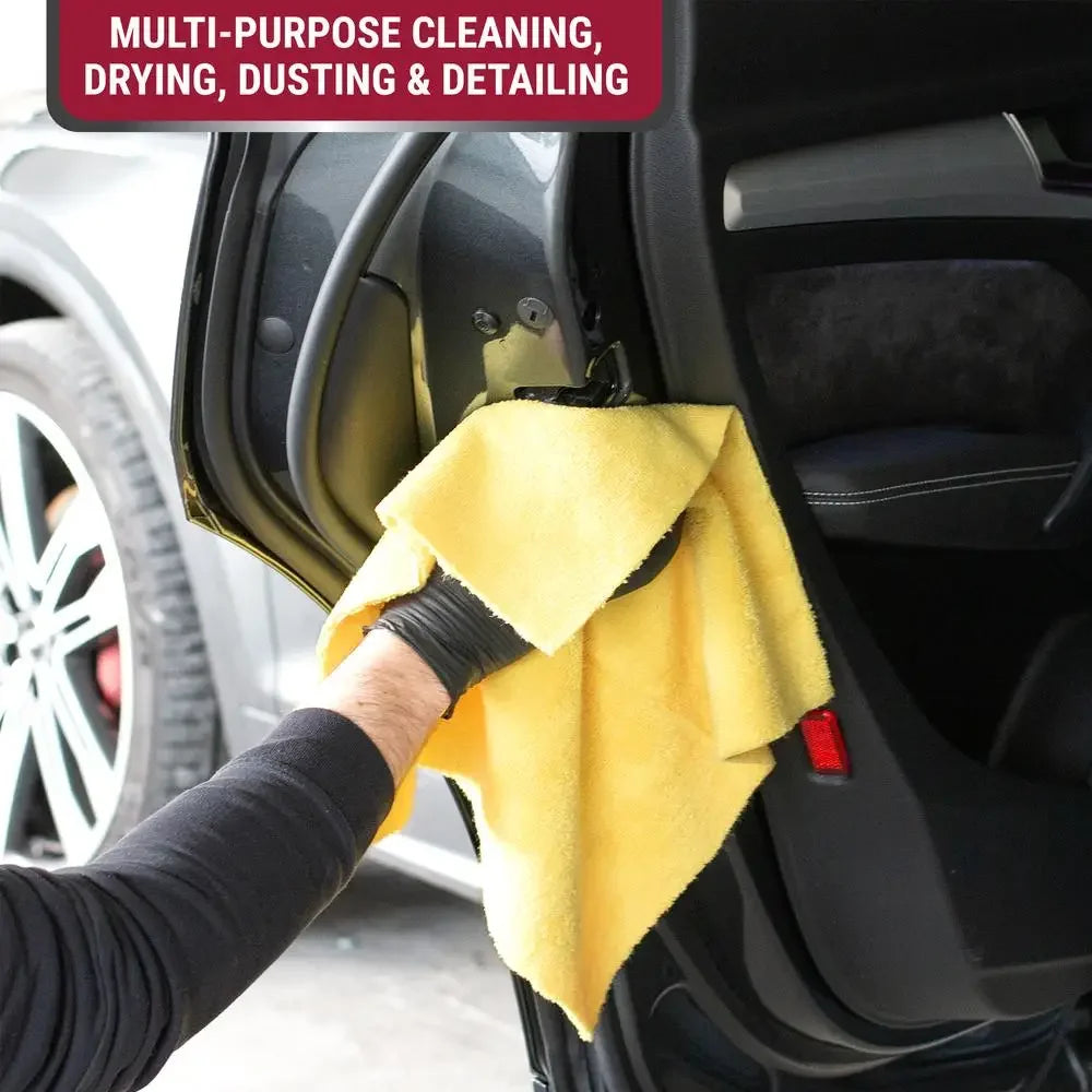 40 Pack Heavy Duty Multi-Purpose Microfiber Towel Auto & Home Cleaning Dusting Polishing