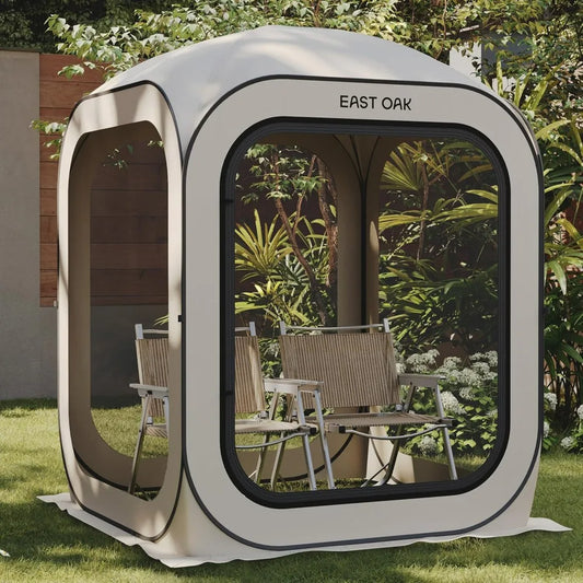 Pop-Up, Portable Canopy Instant Screen Tent 4 x 4 FT with Carry Bag for Patio, Backyard & Outdoor