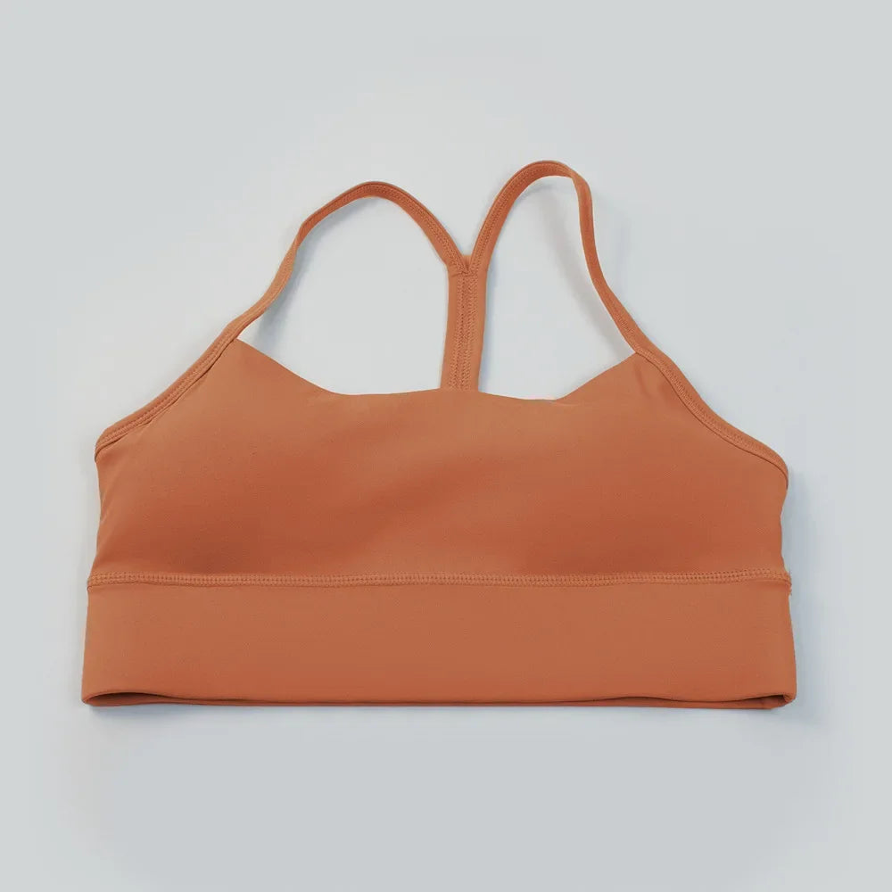 Women's new Y-shaped, skin friendly sports bra