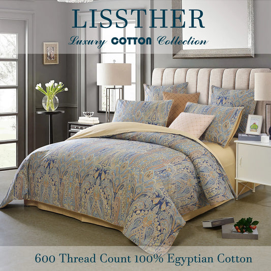 3pcs 600CT  100% Egyptian  Cotton Comfort  Set